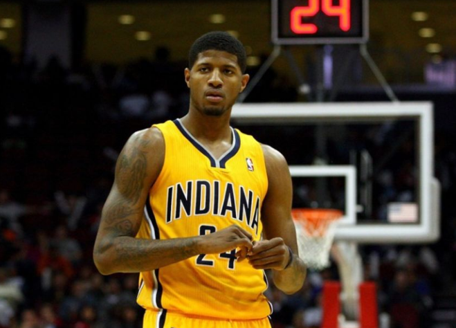 步行者,保罗.乔治职业生涯起航的地方,非常励志,值得敬畏