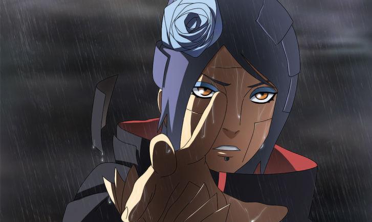 带土被得到轮回眼和小南在雨忍村爆发大战,带土使用终极禁术伊邪那岐