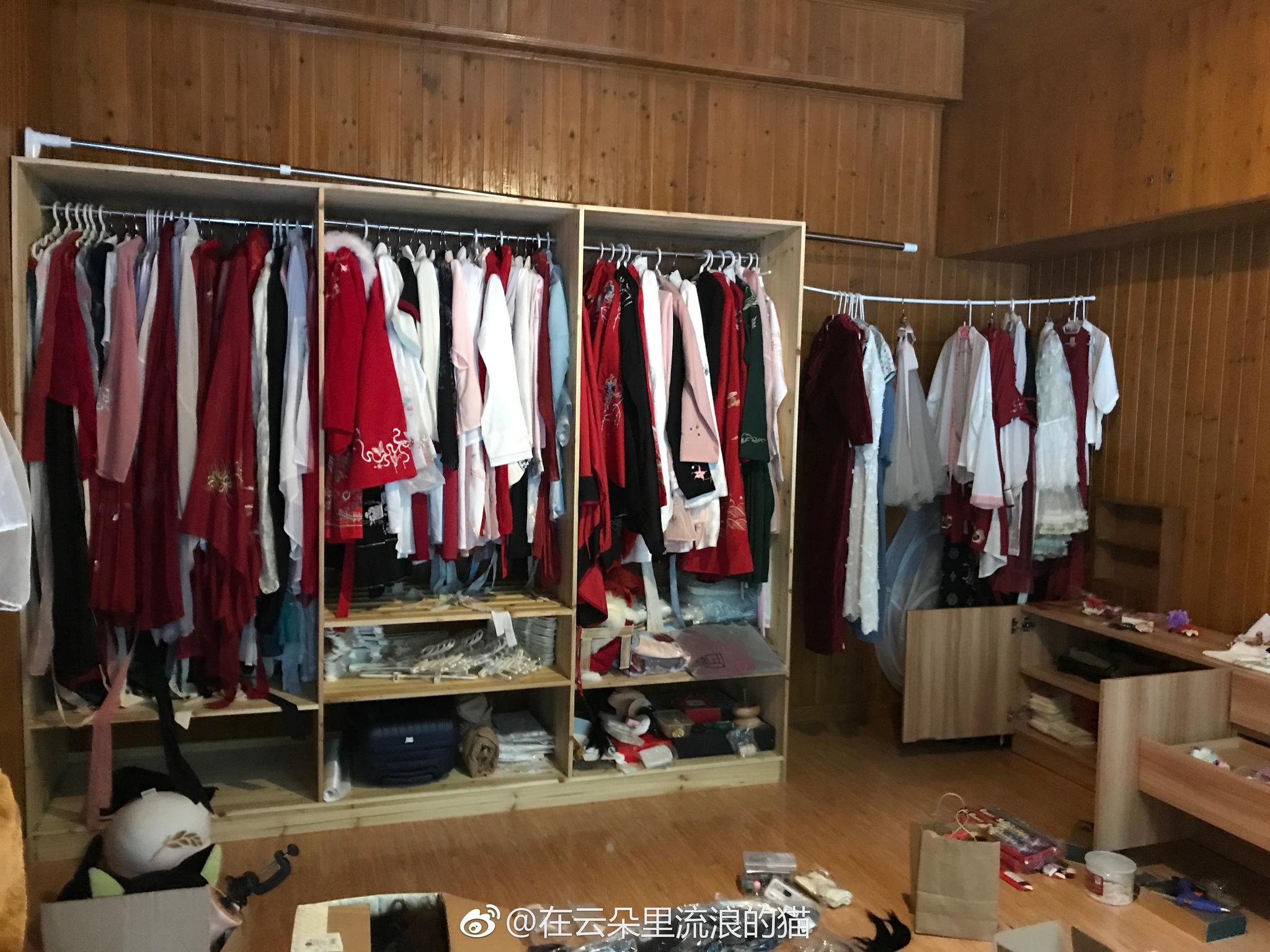 今天把汉服都整理出来了