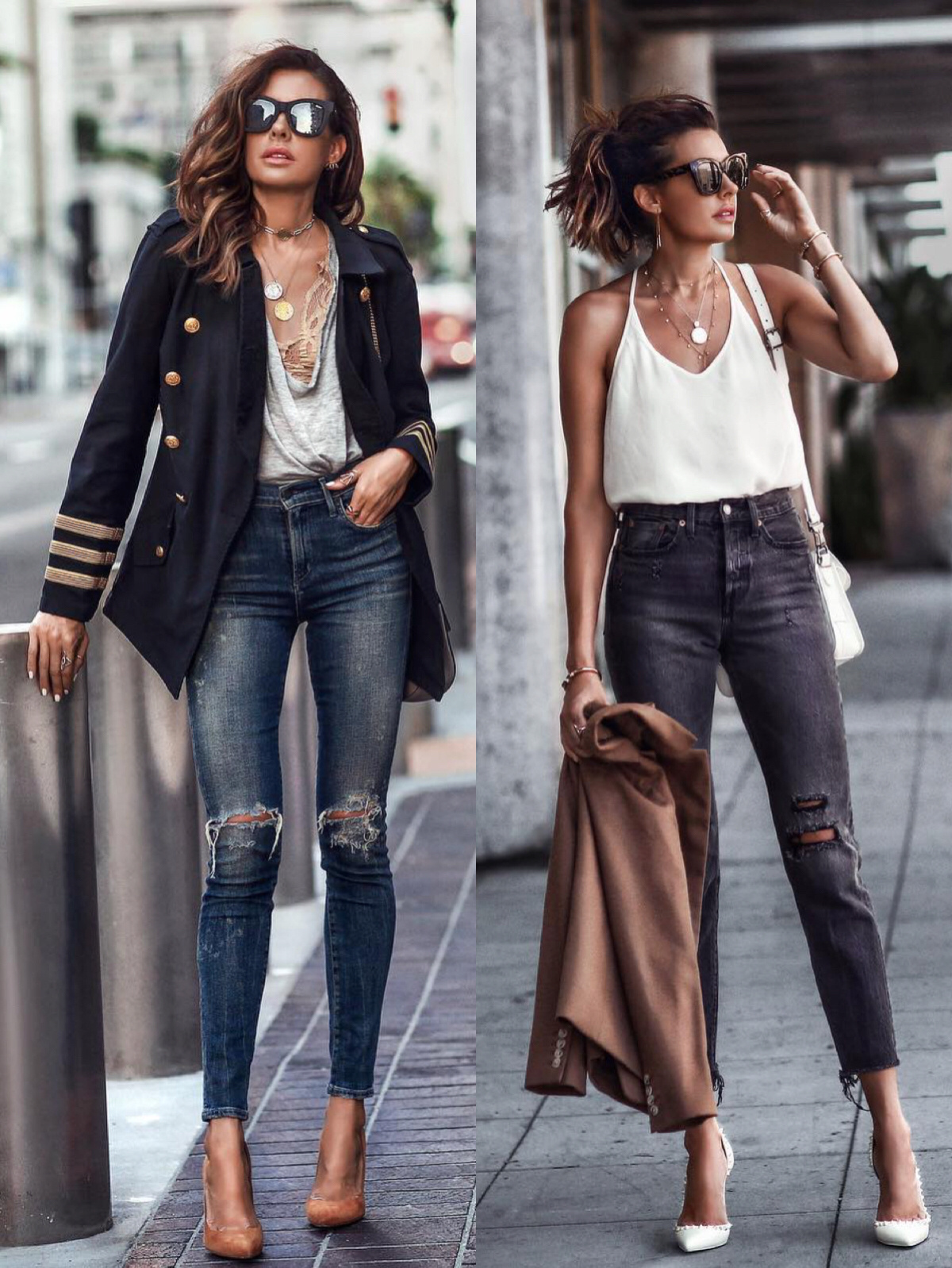 圣地亚哥时尚博主fashionedchicstyling性感帅气的街头穿搭