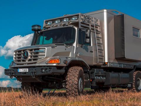 巨无霸有看头奔驰赛托斯6x6越野房车指导价1480万