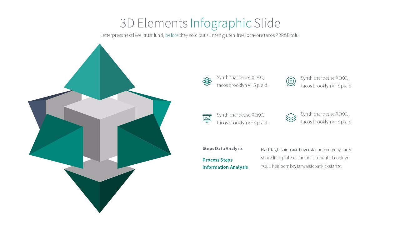 国外大神精心制作,35页立体图形图表ppt模板!__财经头条