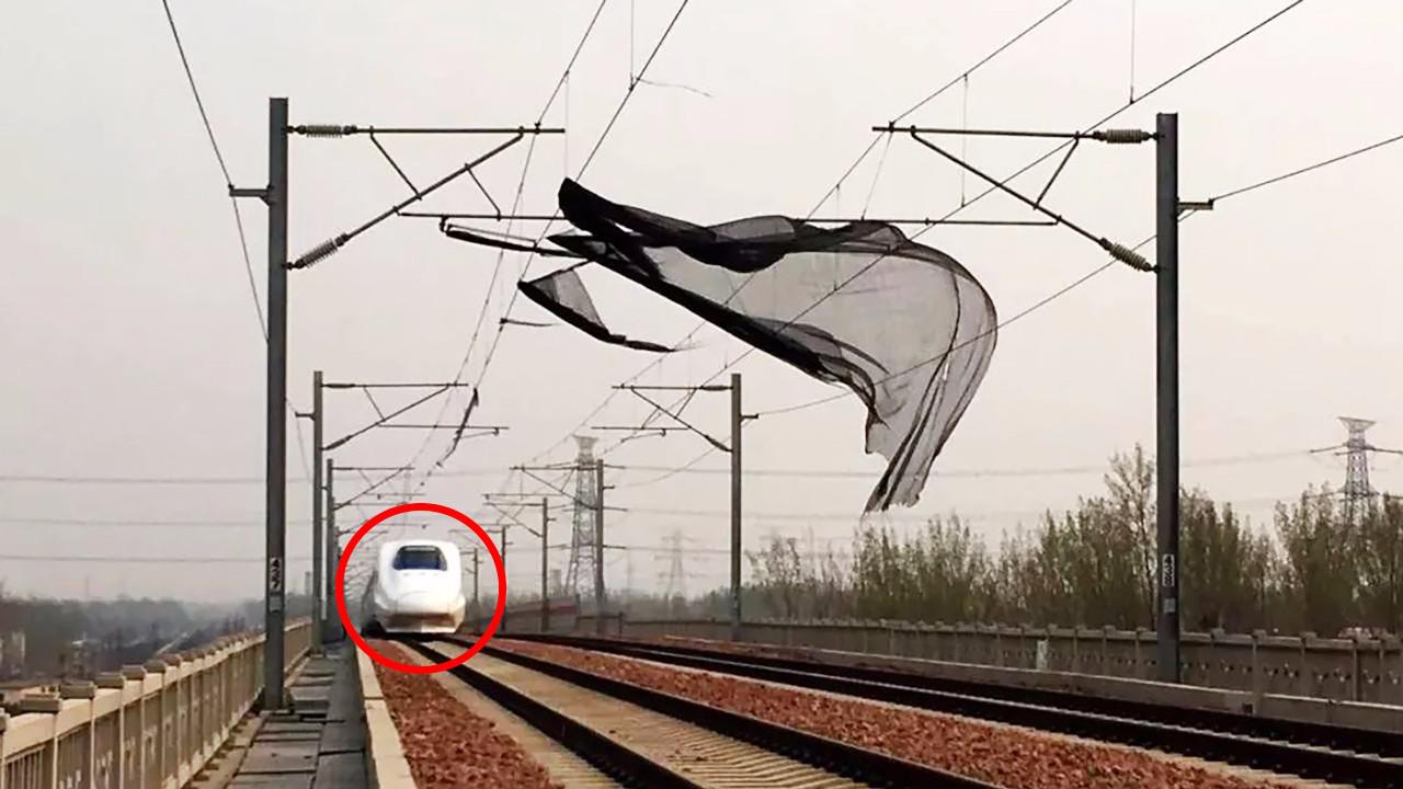 高铁车顶上的电线突然断裂,乘客还能活命吗?看完为中国制造自豪