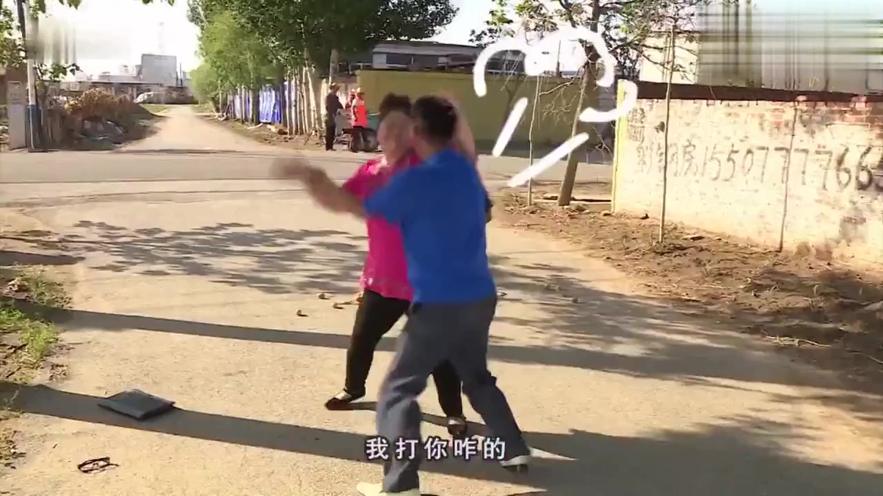 中国大妈打架表情包图片