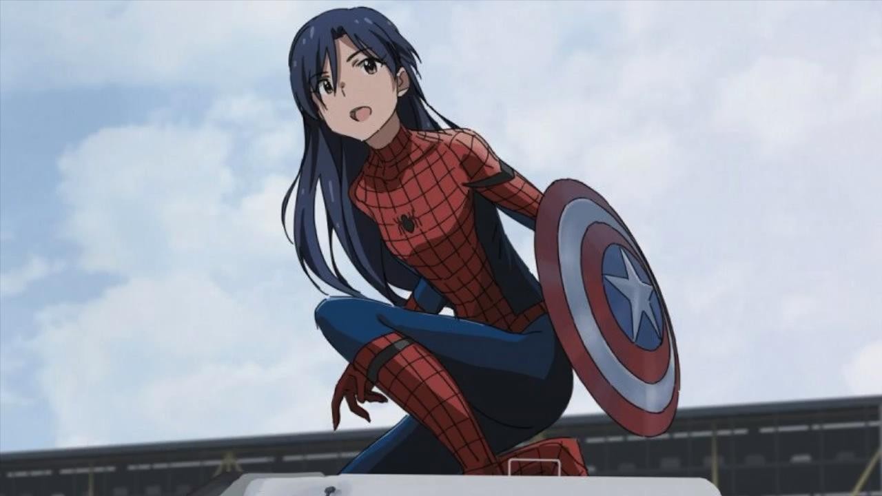 漫威超级英雄变娘化日漫风格美队冬兵成姐妹蜘蛛侠最调皮