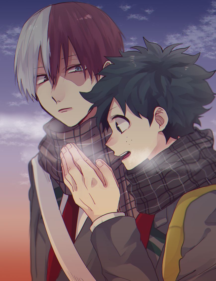 我的英雄学院3个和绿谷超配的cp果然最养眼的还是这一对