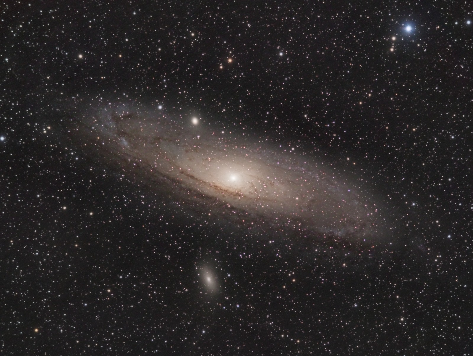 好壮观的仙女座星仙女m31星系天文学天文摄影zwoasi天文相机摄