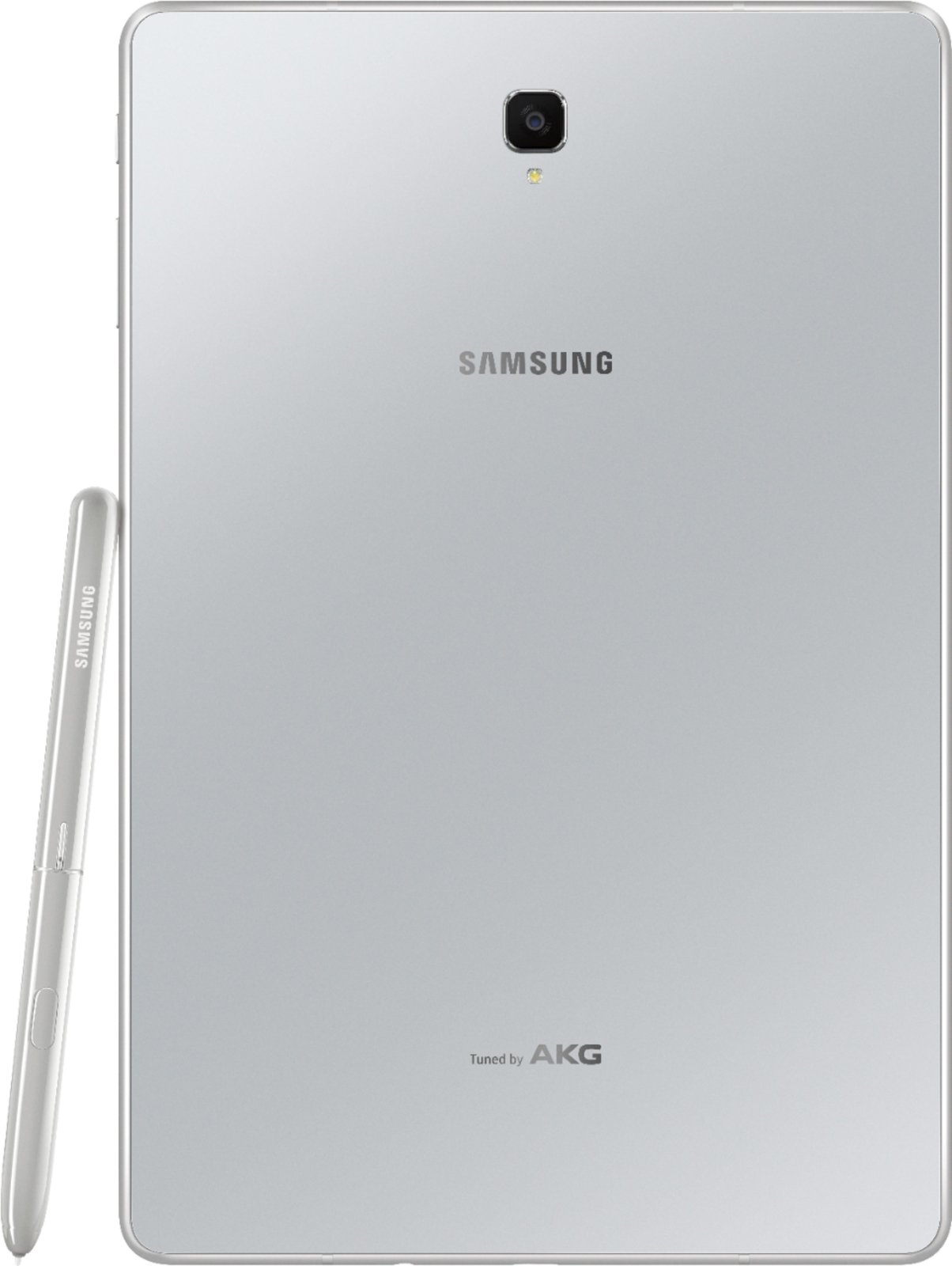 三星galaxy tab s4渲染图曝光,提供白色版本并可选键盘保护套