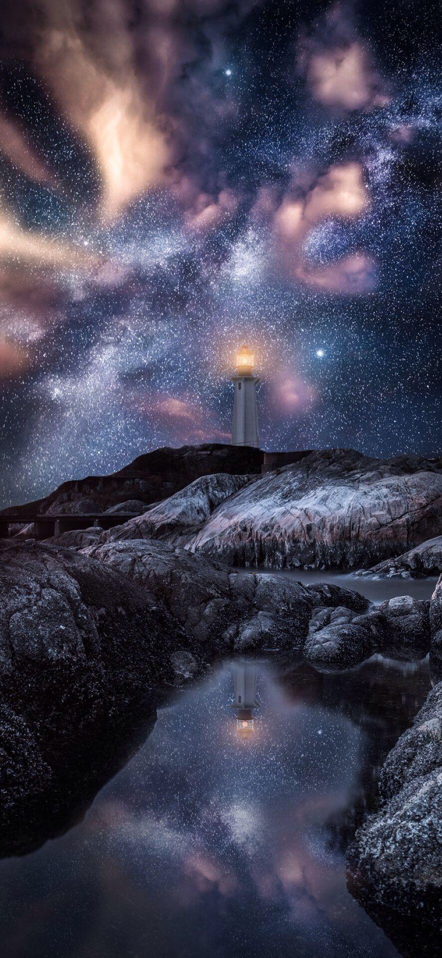 推送昨日的美丽星空壁纸原图喜欢的可以下载