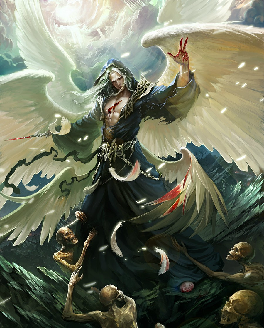 欧美奇幻画风一场游戏纸牌上的盛宴