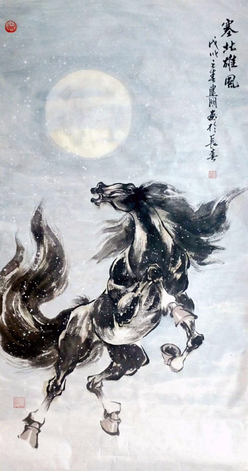 画家刘建国先生骏马作品鉴赏|刘建国|龙马精神|骏马_新浪网