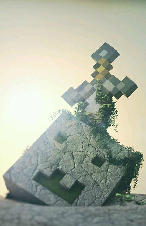 十张高清我的世界手机壁纸还记得和小伙伴一起下矿打怪的场景吗