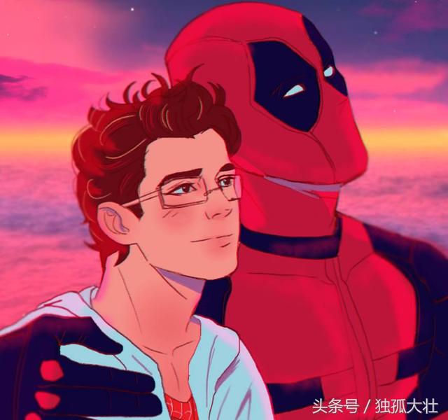 死侍为啥变成了一个好人?因为小蜘蛛侠一直在用爱感化!