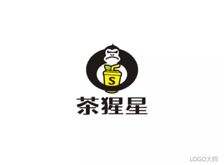 一组奶茶店logo设计欣赏
