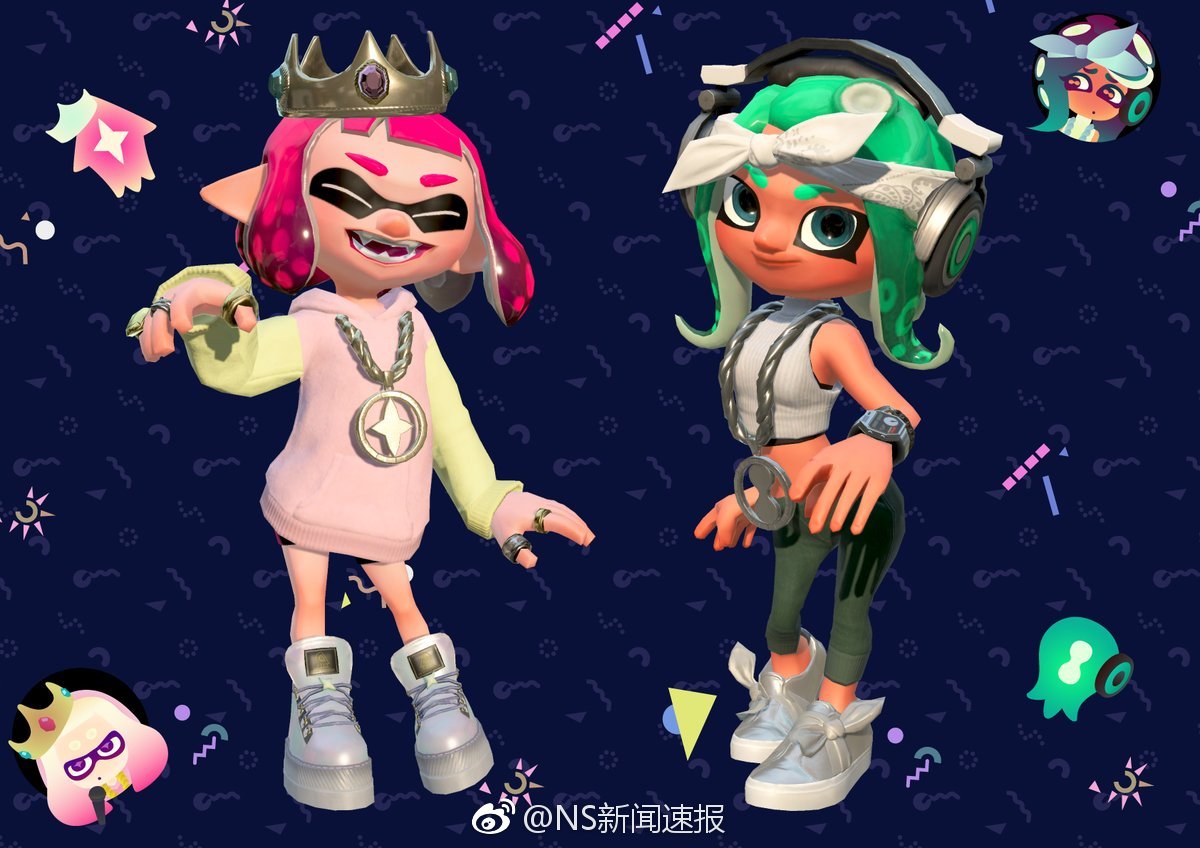 7月13日splatoon2偶像组合amiibo正式发售