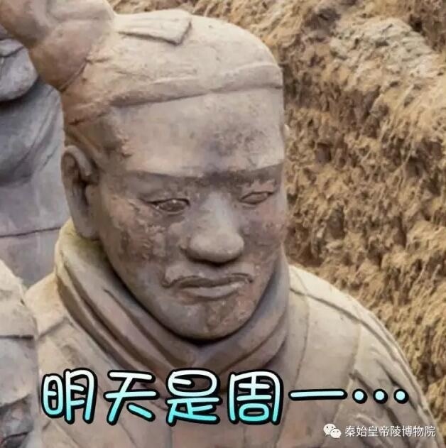 天生就是戏精, 那么,来自秦始皇帝陵博物馆的兵马俑表情包来了 67