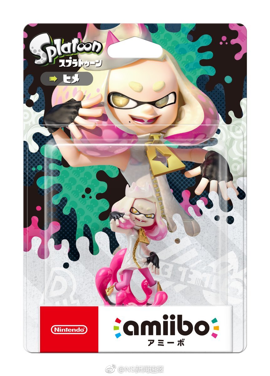 7月13日splatoon2偶像组合amiibo正式发售