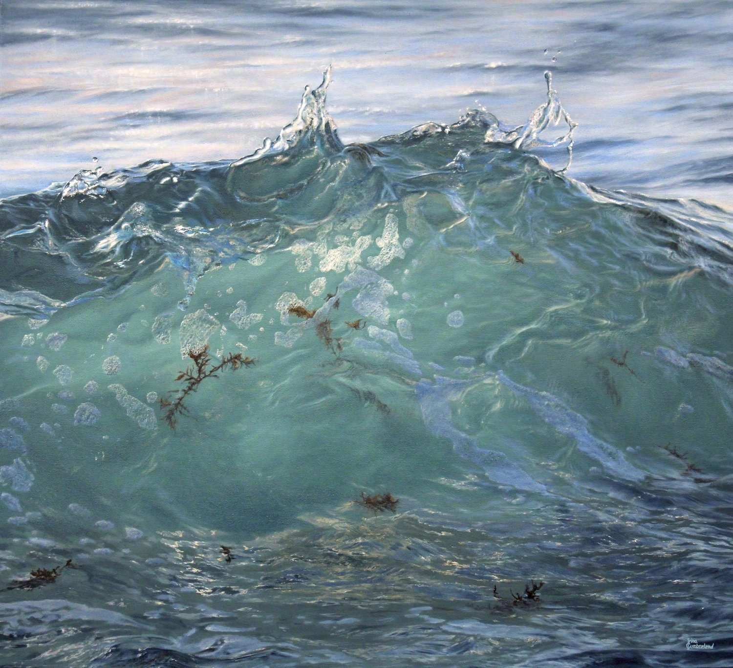 海水byirinacumberland油画作品insirinacumberland