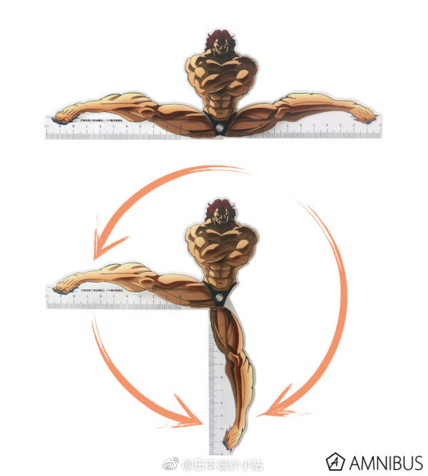 地上最強の生物 範馬勇次郎定規(范马勇次郎尺子)