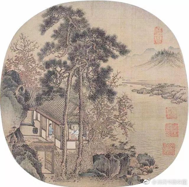 刘松年 (约1131-1218),号清波