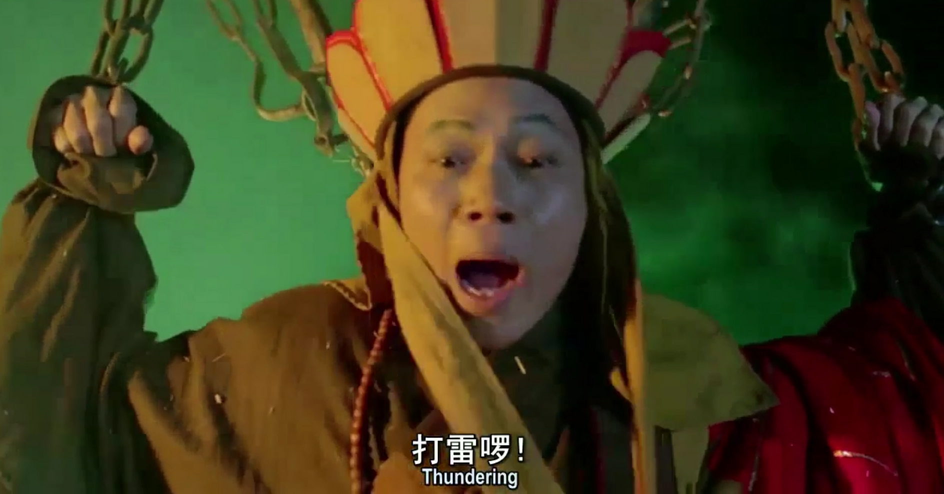 小心哪打雷啰下雨收衣服啊