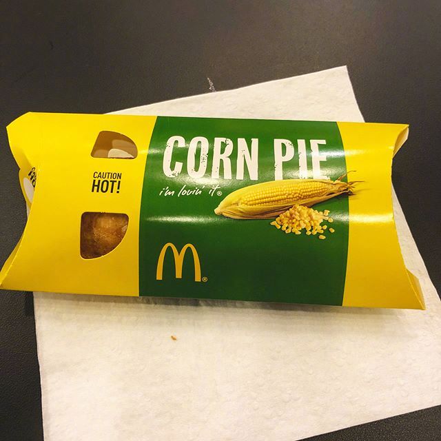 泰国麦当劳人气超高的"玉米派"终于也要在韩国麦当劳发售了