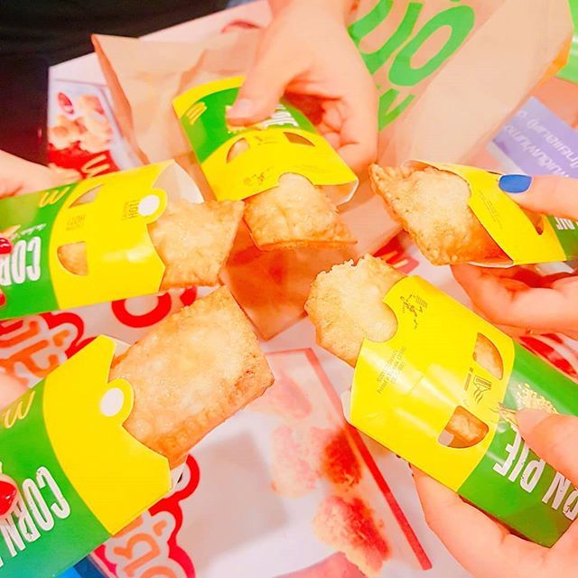 泰国麦当劳人气超高的"玉米派"终于也要在韩国麦当劳发售了