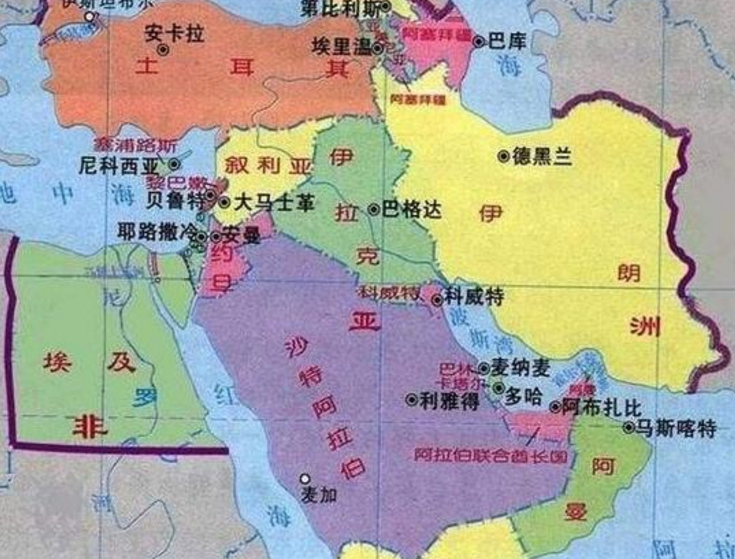 若把沙特国土面积给以色列,以色列会成为仅次于美国的超级大国?