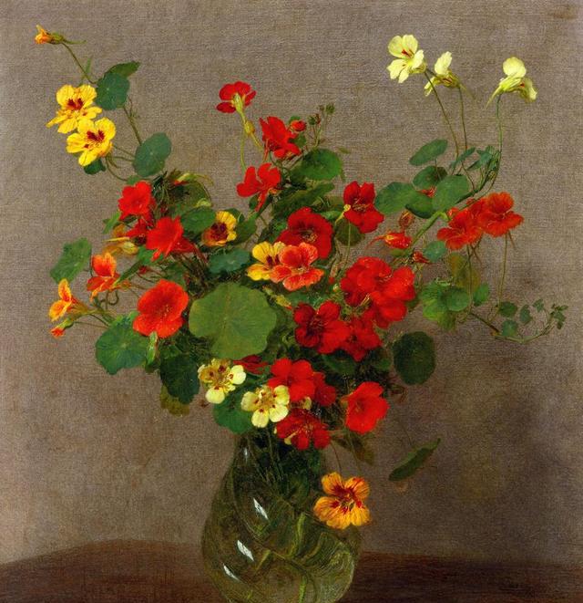 油画花卉欣赏方丹拉图尔