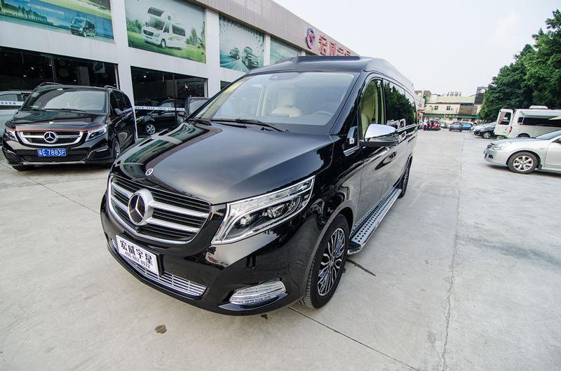 顶级mpv豪华时尚版,这款奔驰v级加长加高顶商务车不得了