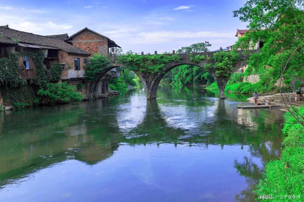 湖南省东安县芦洪市老街"古桥之美"