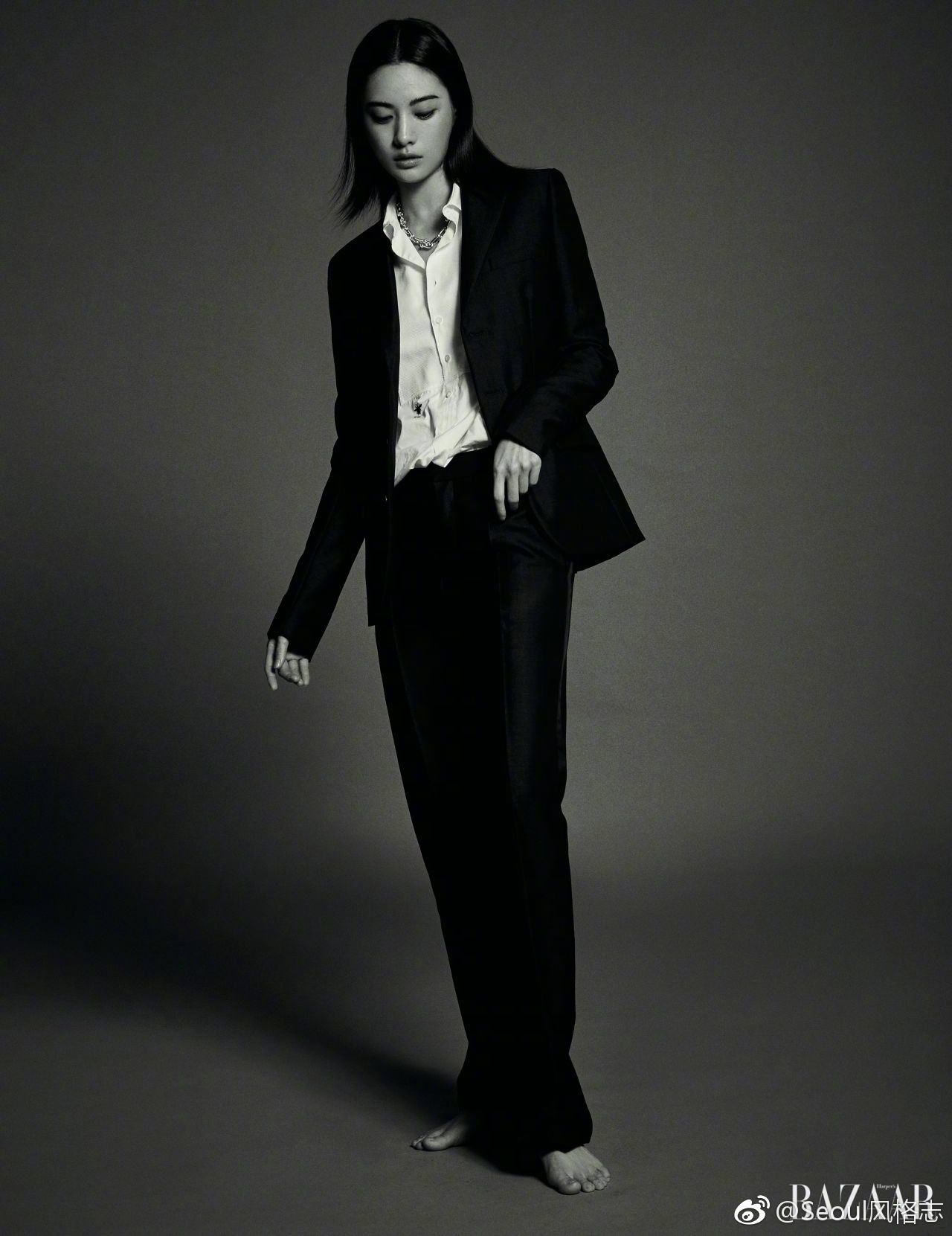 nana林珍娜近期给bazaar拍摄的大片,帅气的女孩子真的不得了
