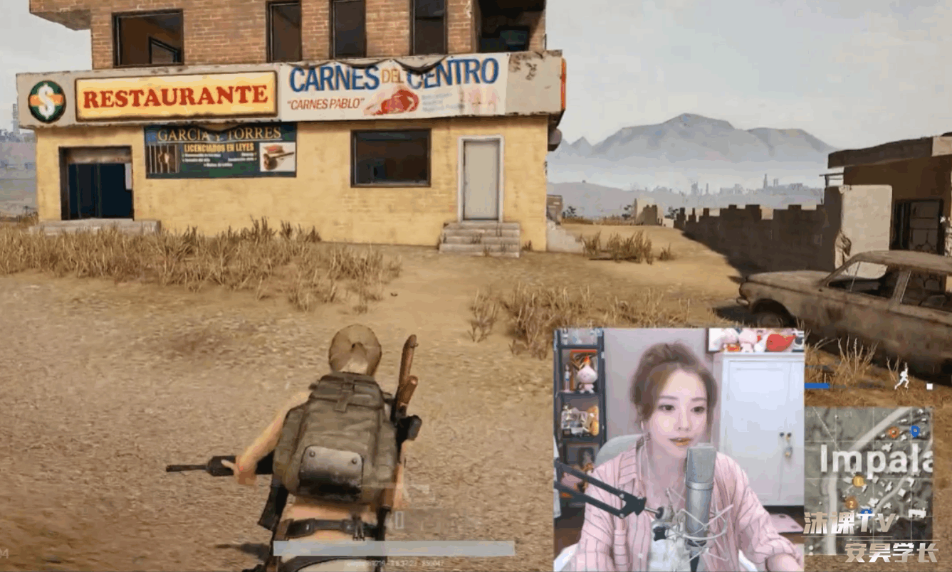 绝地求生:冯提莫玩吃鸡遇98k,就这么擦肩而过了?观众:可惜了!