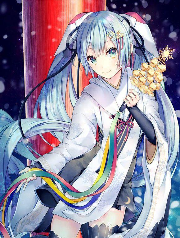 超轻粘土作品仙鹤初音