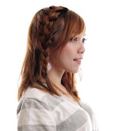 方形脸小眼睛适合扎什么辫子?