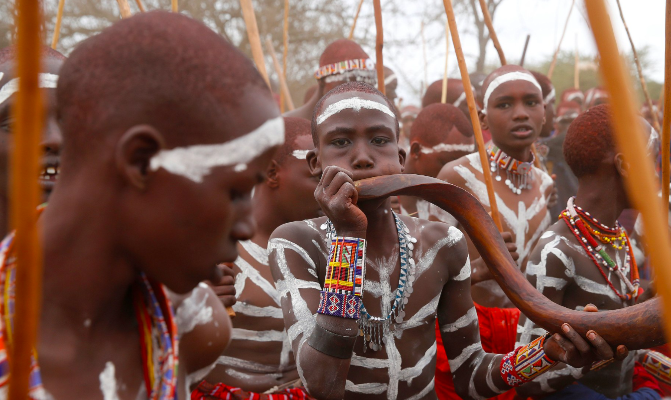直击一场古老的非洲成年礼,每5到10年才会举行一次