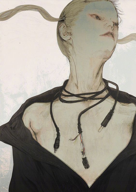 迷幻的颓废气息 | 来自于日本大阪插画家 ayu nakata