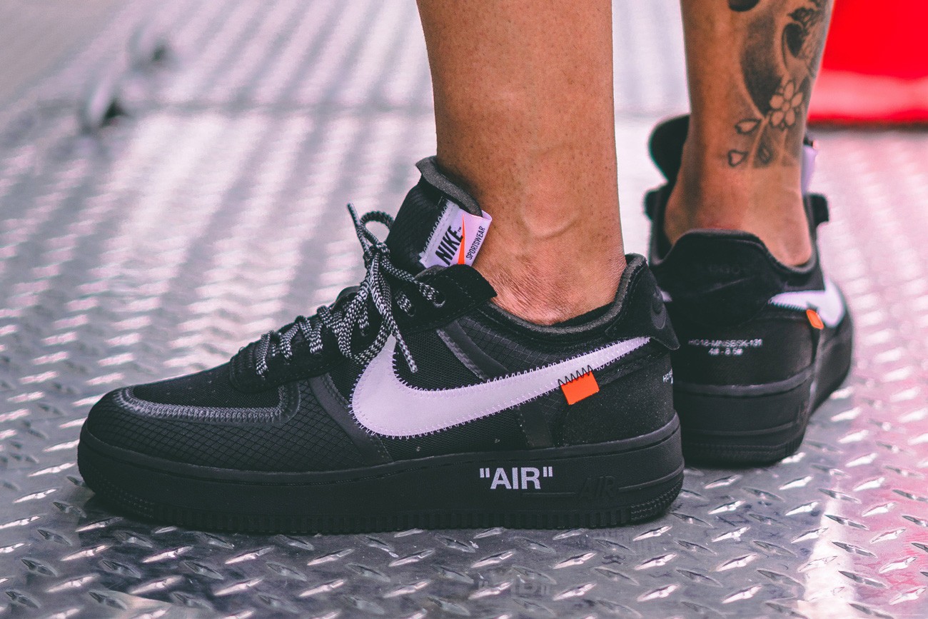 off-white x nike air force 1 联名第二弹上脚!