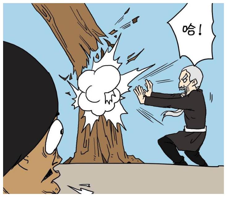 搞笑漫画:功夫巨匠收古德为弟子,教授"杀人技巧"!