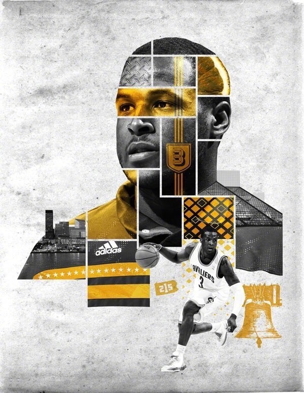 打破重组创意解构设计海报