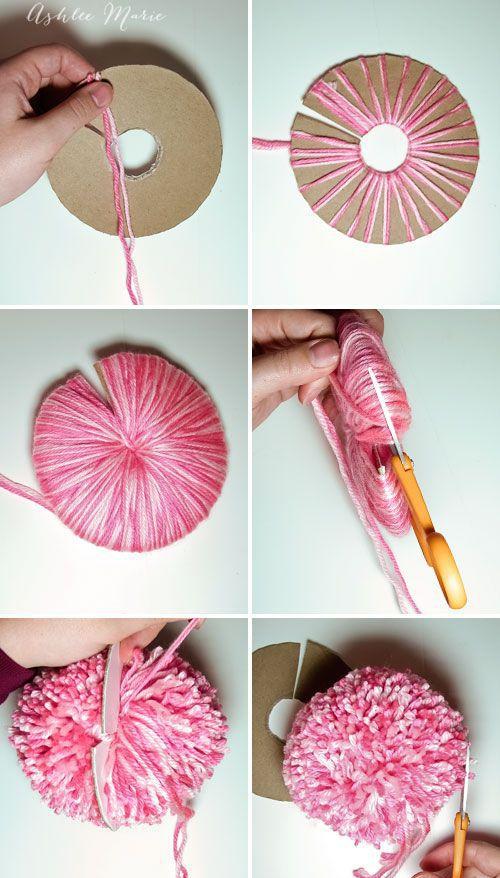 不会织毛衣那就做个毛线球装饰下小物件吧