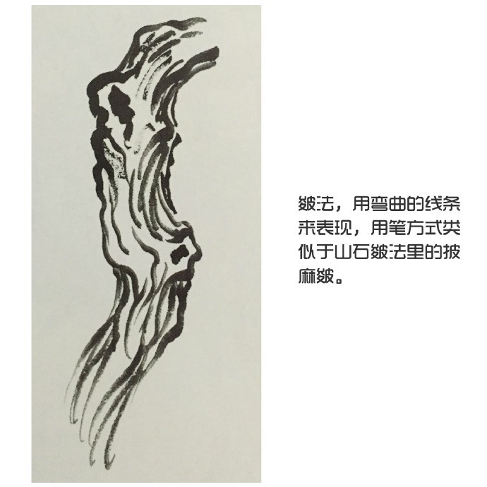 国画树法,柏树的画法。@微博国画|国画|柏树|画法|微博_新浪新闻