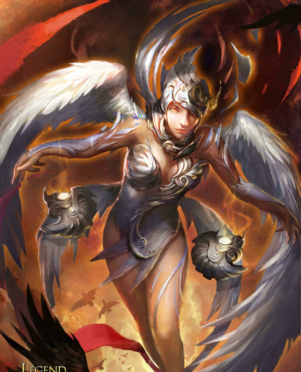 欧美奇幻画风一场游戏纸牌上的盛宴