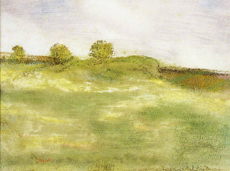 德加笔下的风景.