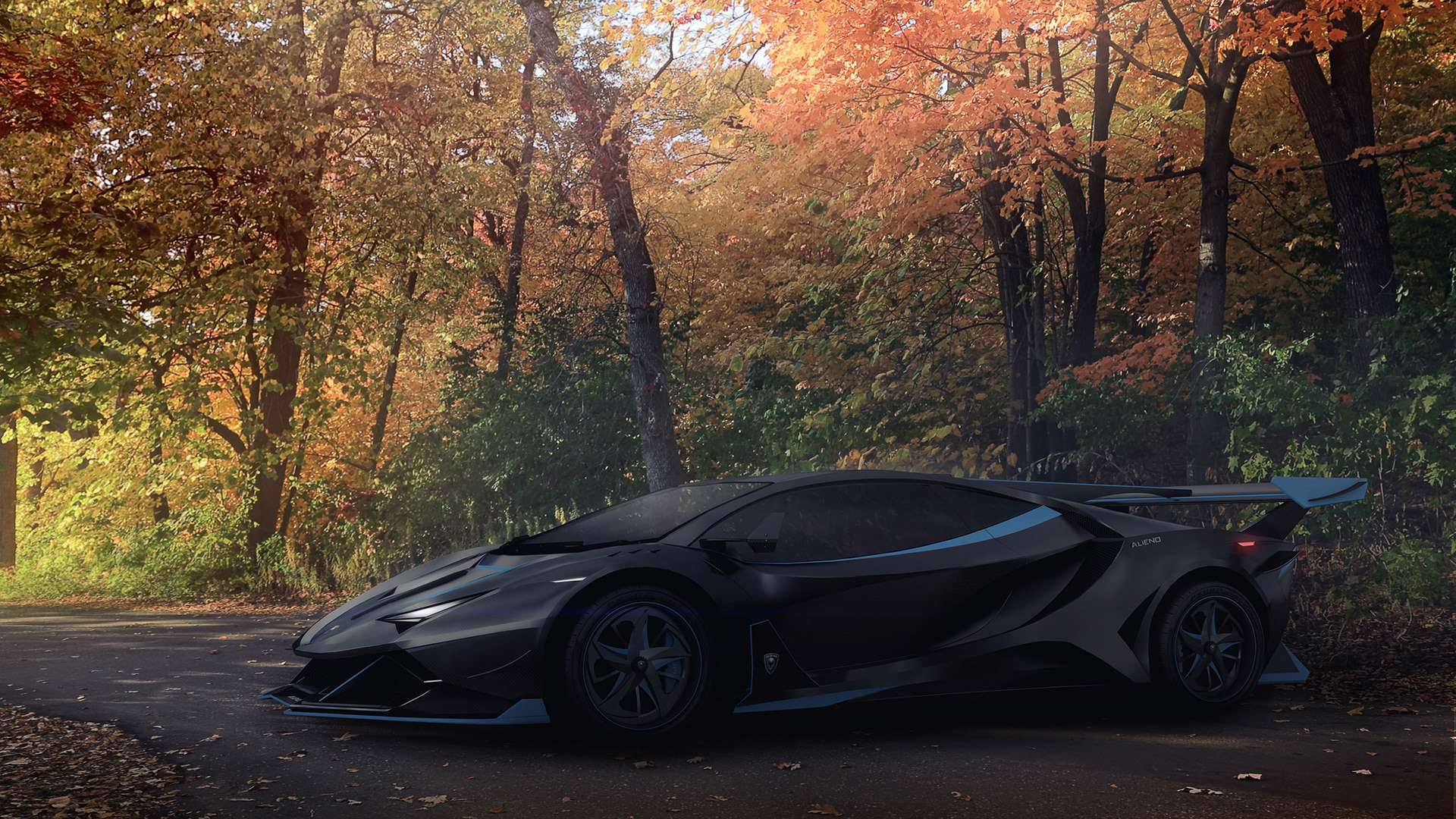 alieno arcanum保加利亚电动超级跑车设计效果图!