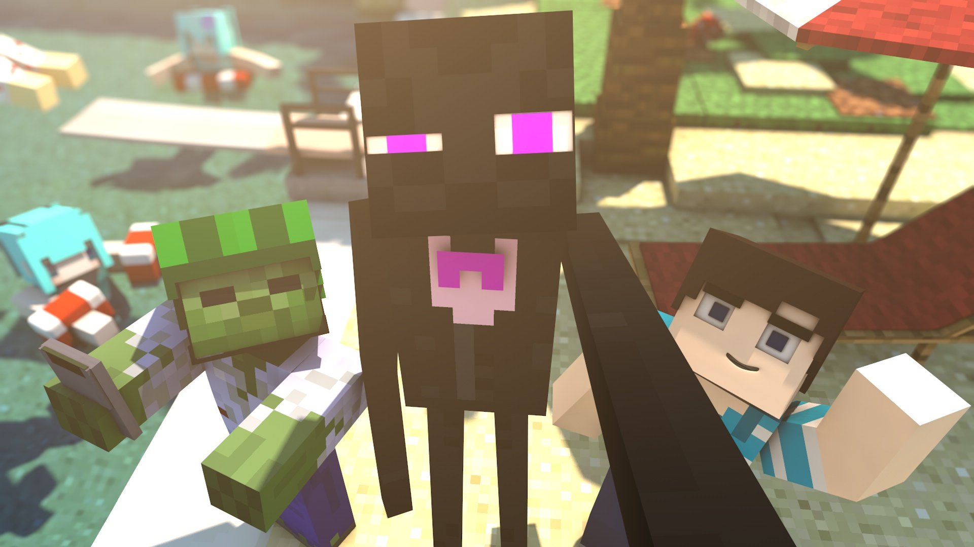 我的世界:盘点mc中4大罕见生物,迷你世界玩家见都没见过