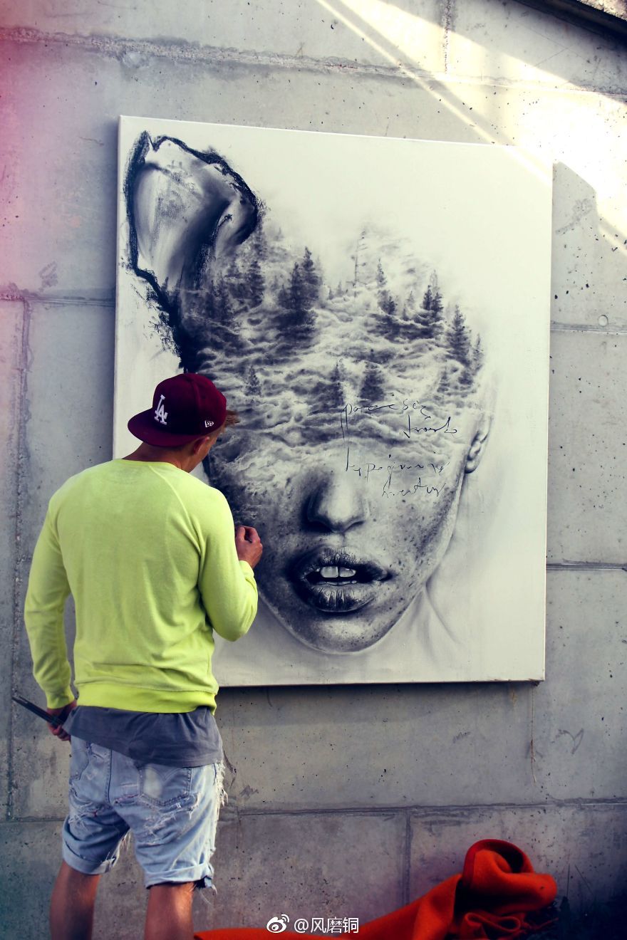 四年前开始画画的艺术家|igor dobrowolski_新浪看点