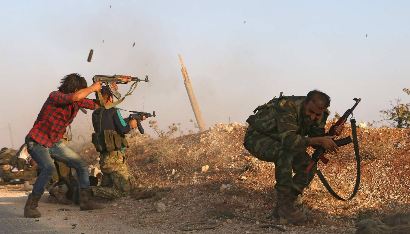 两军激战正酣叙利亚阵地突然遭到空袭敌军还有盟友