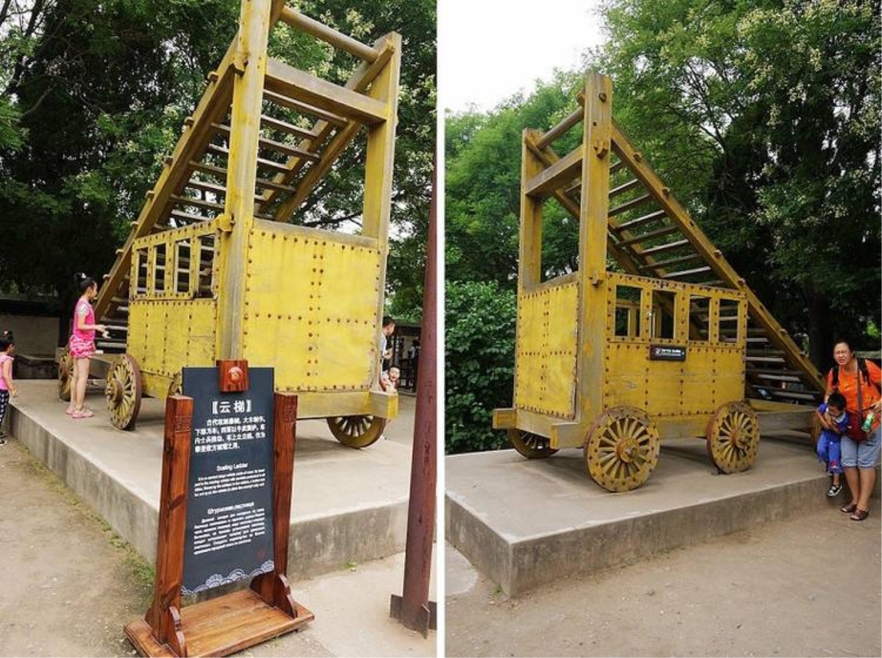 古代战争用云梯攻城,看上去一推就倒的云梯,守城士兵为啥不推呢