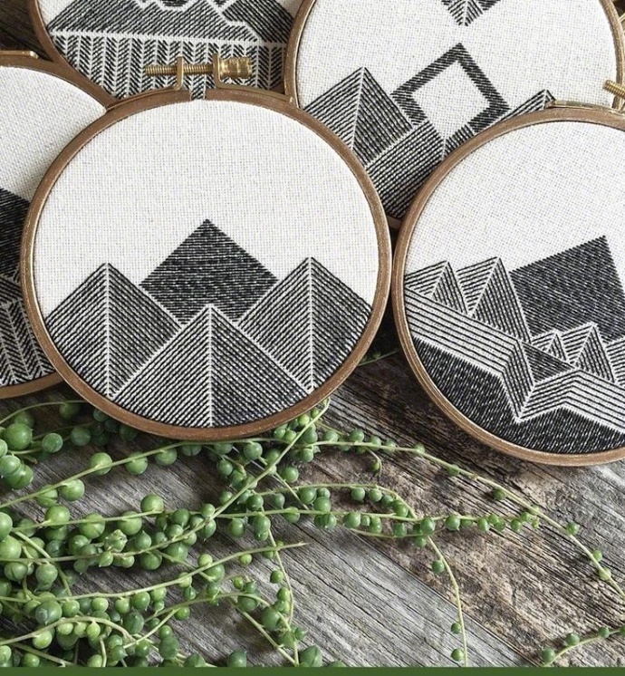 stephanie lapre 黑白刺绣艺术